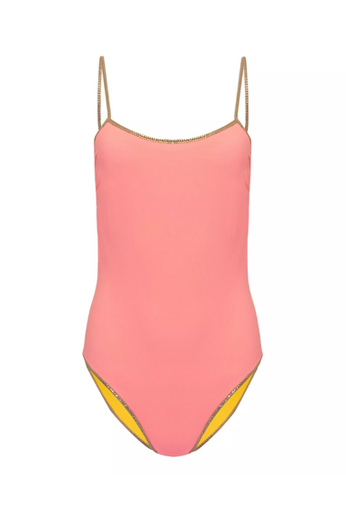 Bridgehampton Reversible One Piece Yellow/Pink