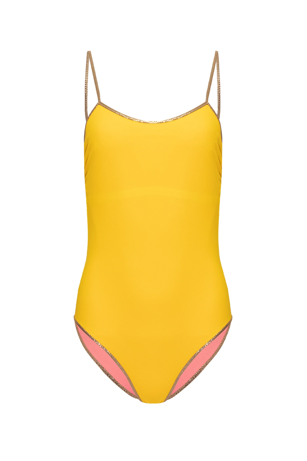 Load image into Gallery viewer, Bridgehampton Reversible One Piece Yellow/Pink
