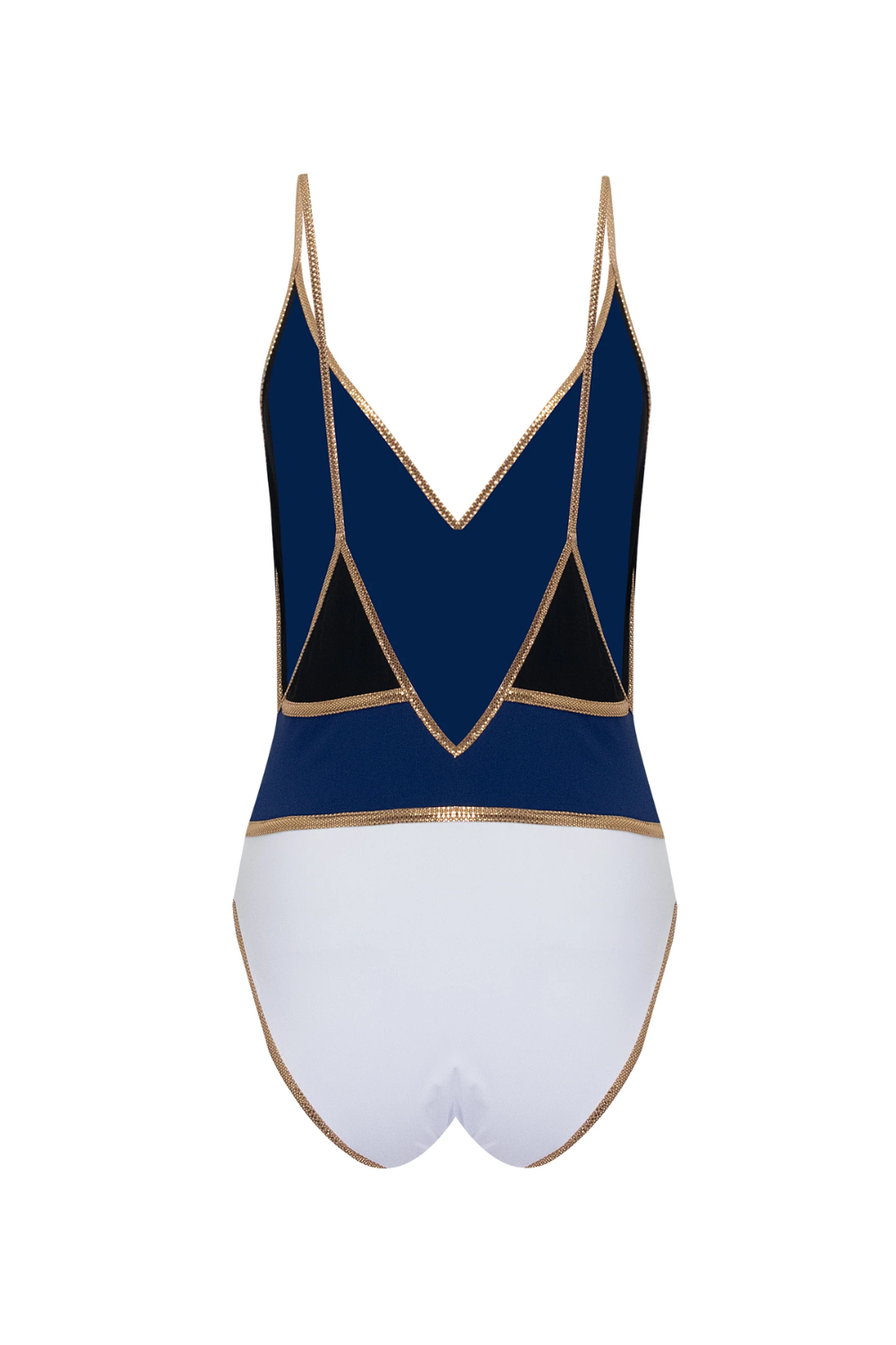 Load image into Gallery viewer, Shinnecock One Piece Black/Navy/White
