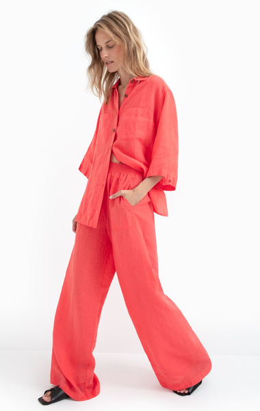 Top And Pants Set Coral - Set
