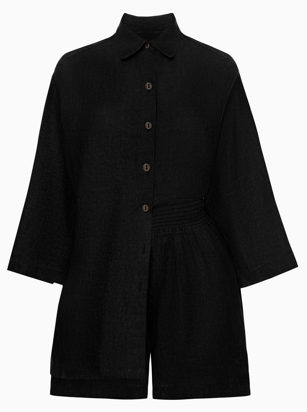 Top And Short Set Black