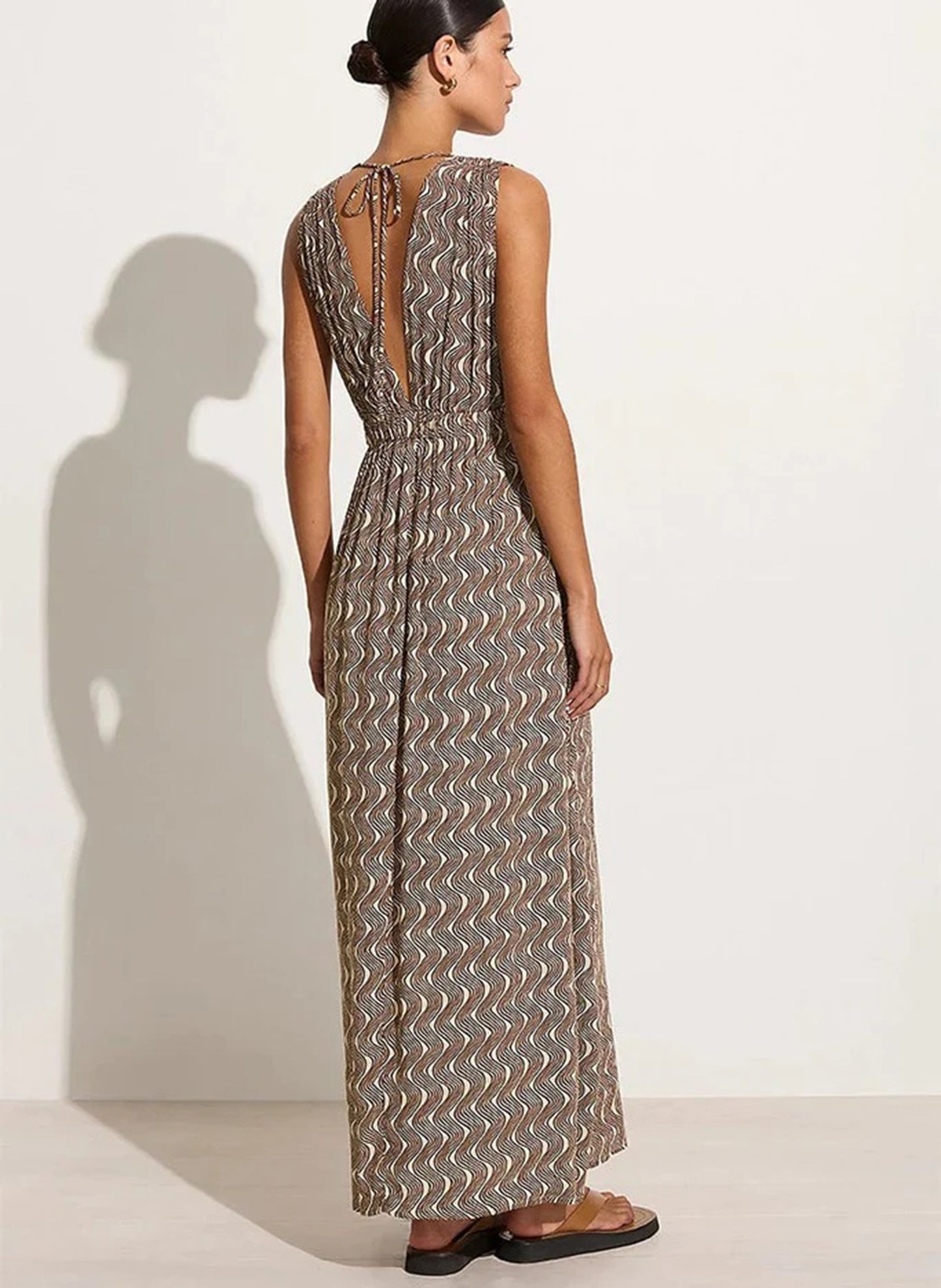 Load image into Gallery viewer, Tropicale Midi Dress Nilo Print - Dress
