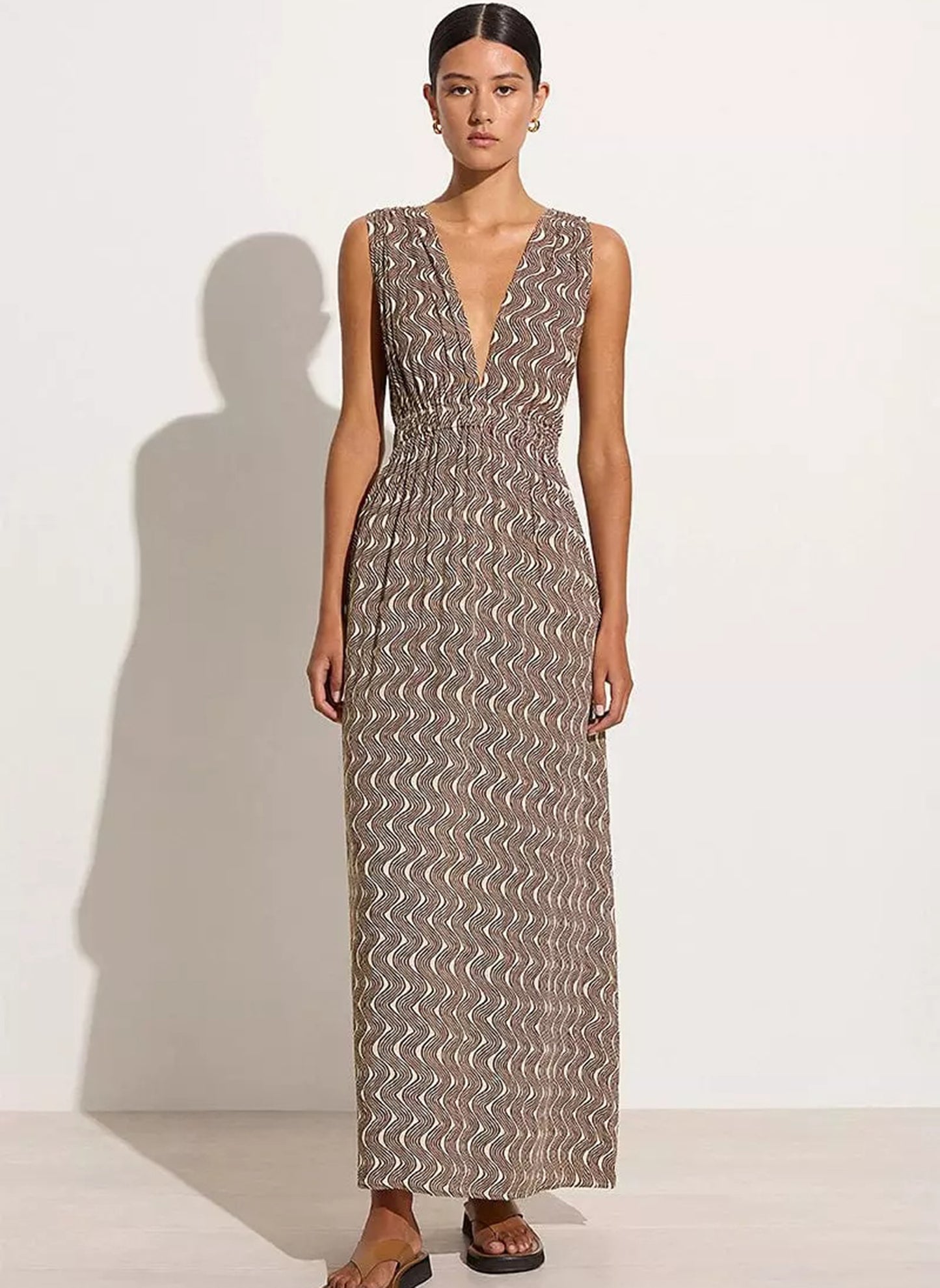 Load image into Gallery viewer, Tropicale Midi Dress Nilo Print - Dress

