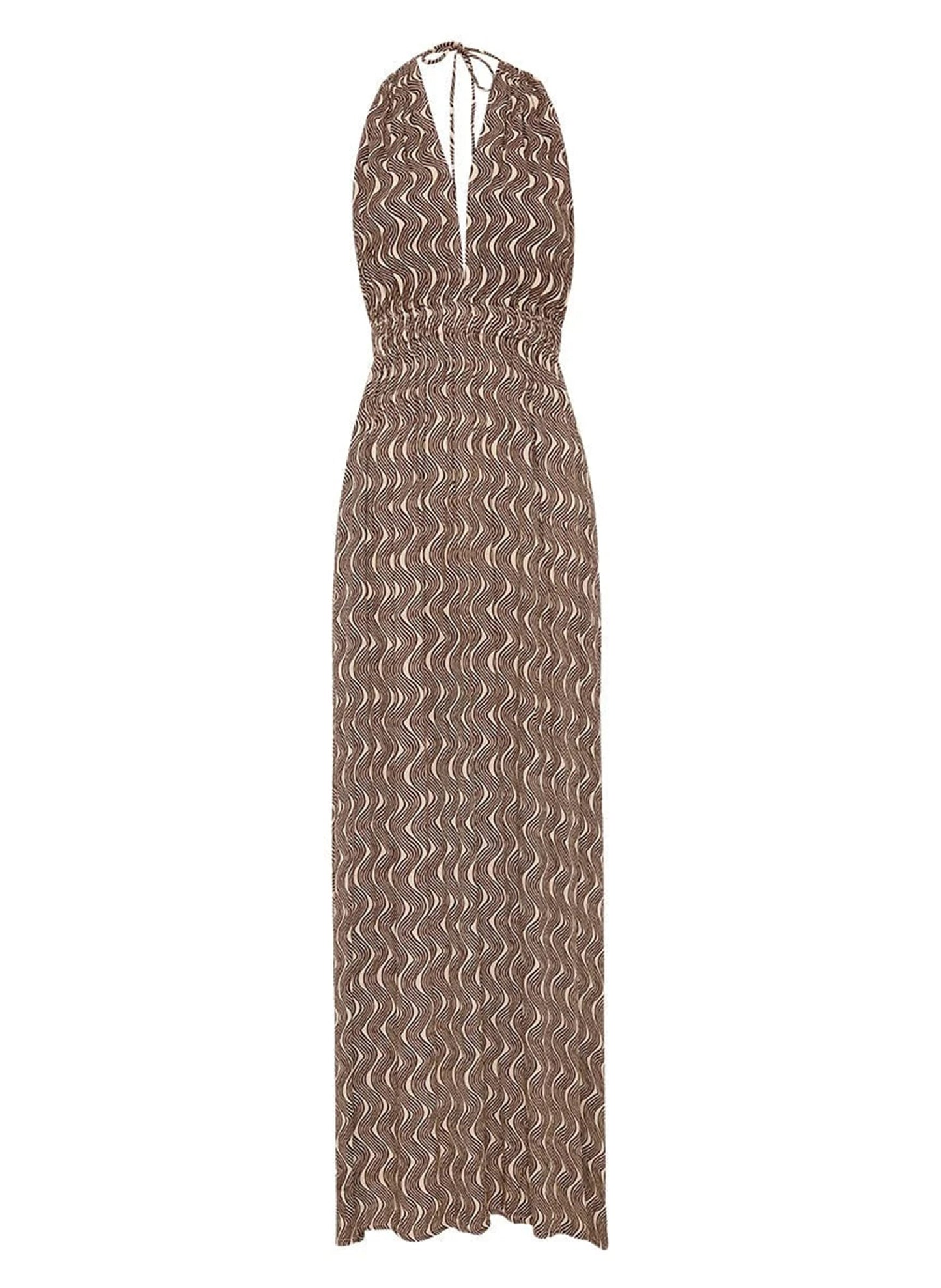 Load image into Gallery viewer, Tropicale Midi Dress Nilo Print - Dress
