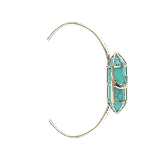 Load image into Gallery viewer, Turquoise Wave Bangle
