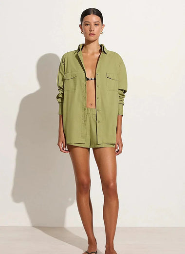 Tyde Shirt Khaki - Top