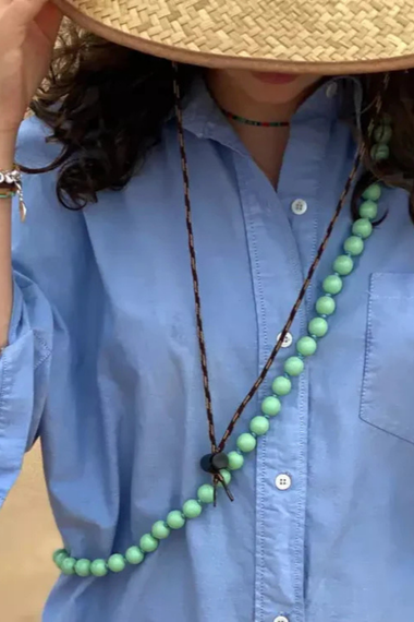 Phone Crossbody Chain Mint