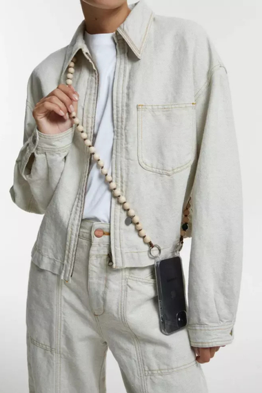 Phone Crossbody Chain Woody Brown