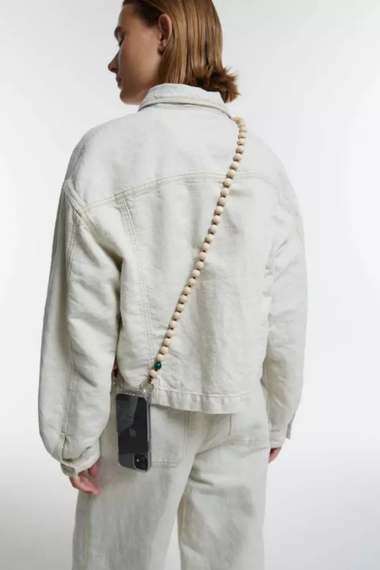 Phone Crossbody Chain Woody Brown