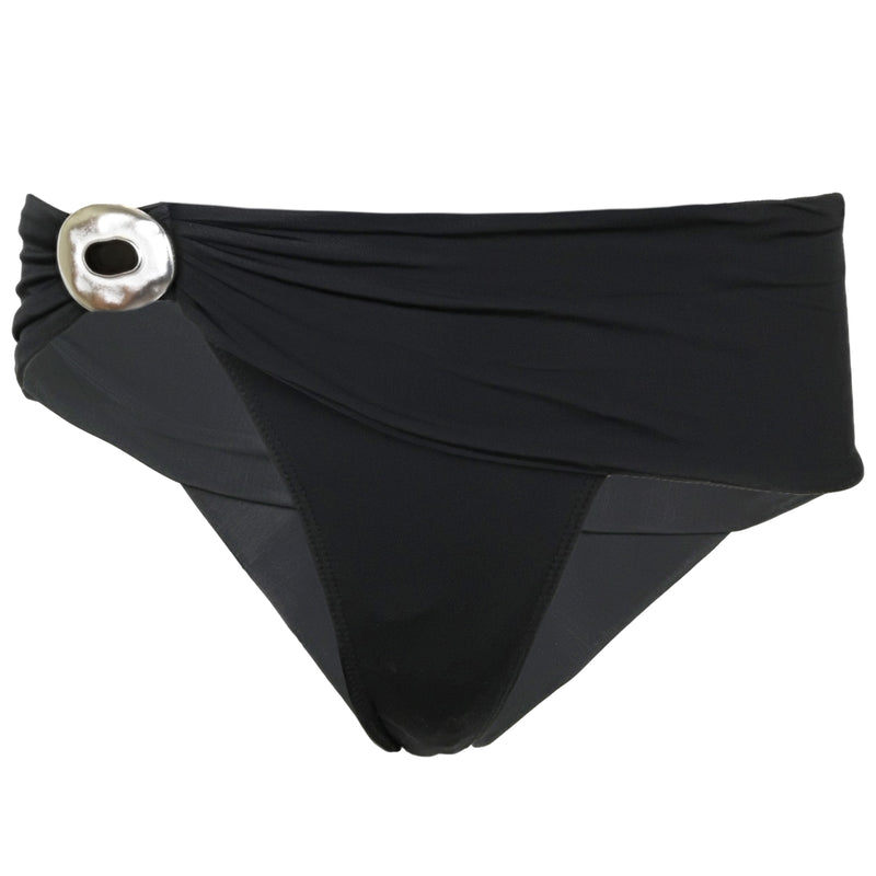 Solid Sam Bikini Bottom Full Black