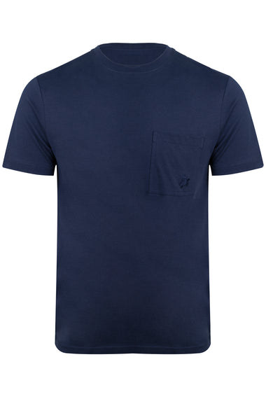 Men Comfort fit Organic Cotton T-Shirt Solid Navy