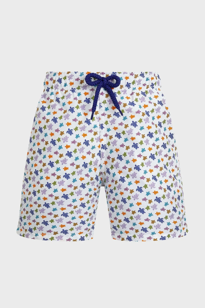 Boys Swim Shorts Micro Ronde des Tortues White