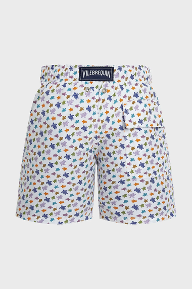 Boys Swim Shorts Micro Ronde des Tortues White
