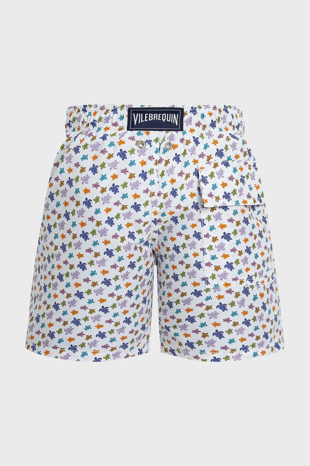 Load image into Gallery viewer, Boys Swim Shorts Micro Ronde des Tortues White
