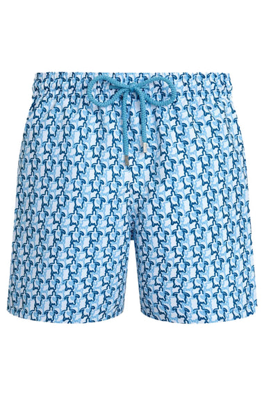 Men Swim Shorts Turtles Net