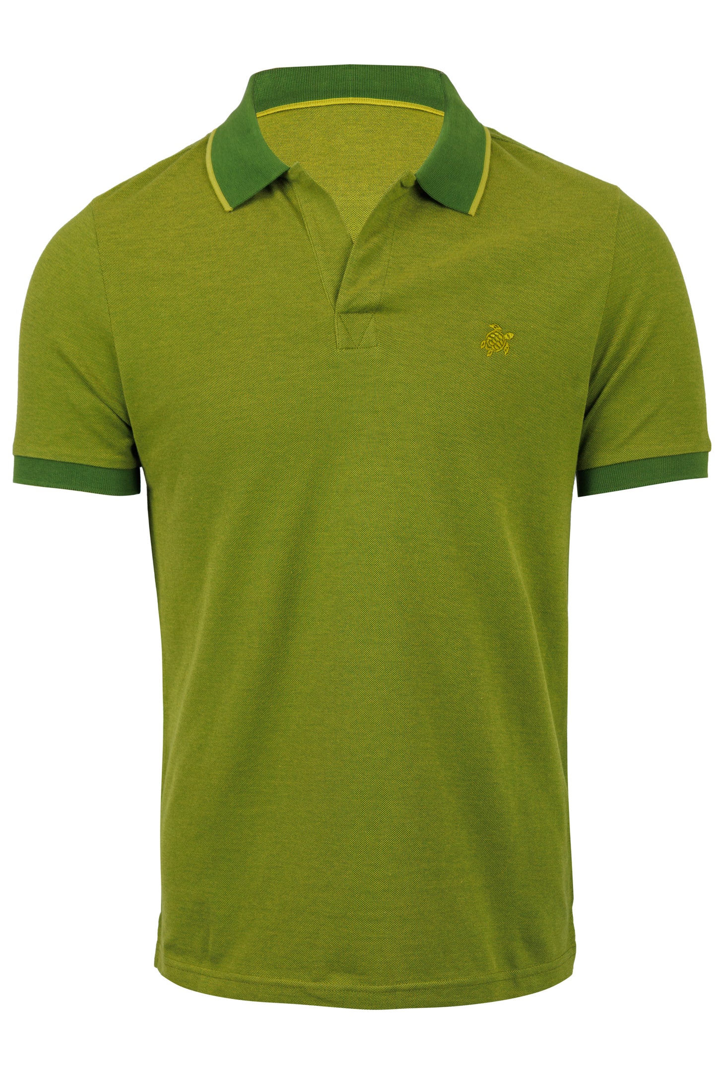 Load image into Gallery viewer, Men Cotton Polo Shirt Solid Militare
