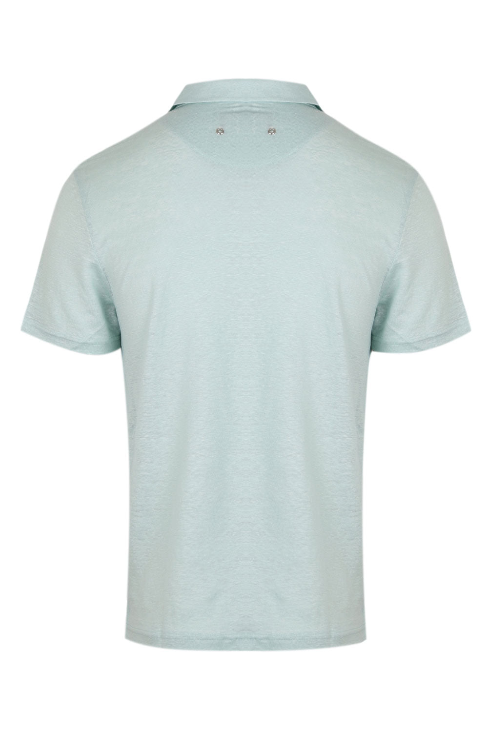 Load image into Gallery viewer, Men Linen Jersey Polo Shirt Pacific
