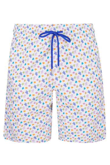Men Long Swim Shorts Micro Ronde des Tortues