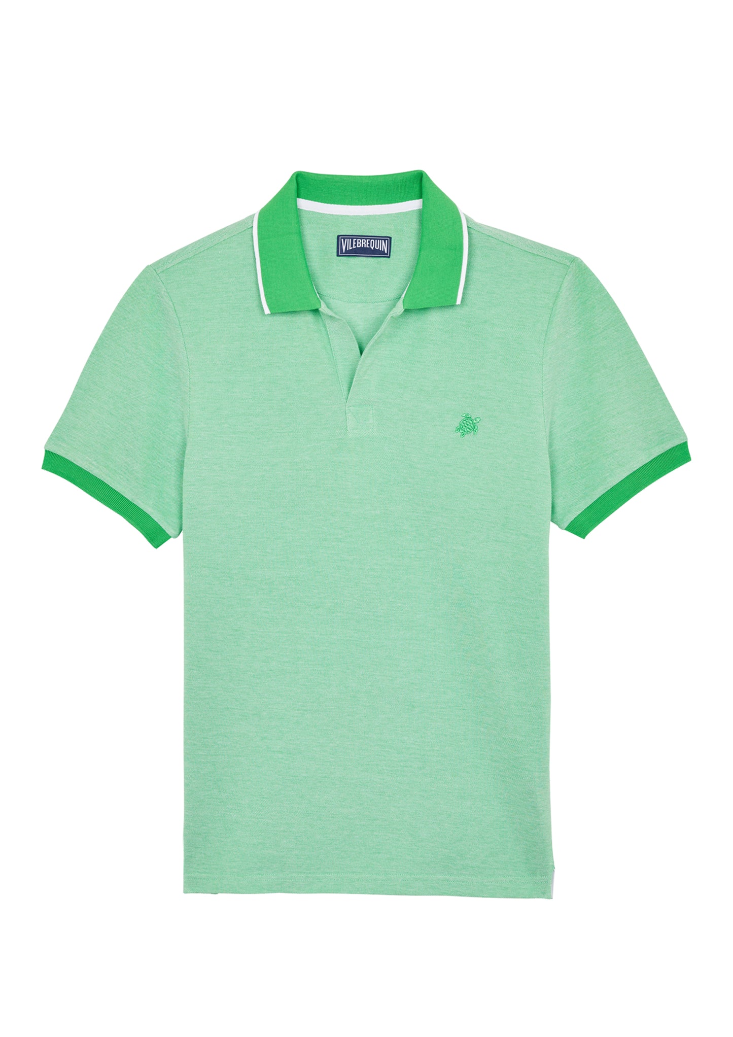 Load image into Gallery viewer, Men Organic Cotton Polo Shirt Solid Green
