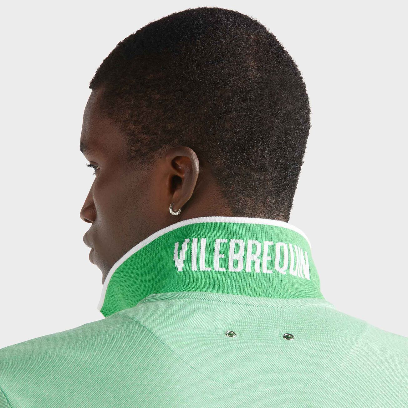 Load image into Gallery viewer, Men Organic Cotton Polo Shirt Solid Green
