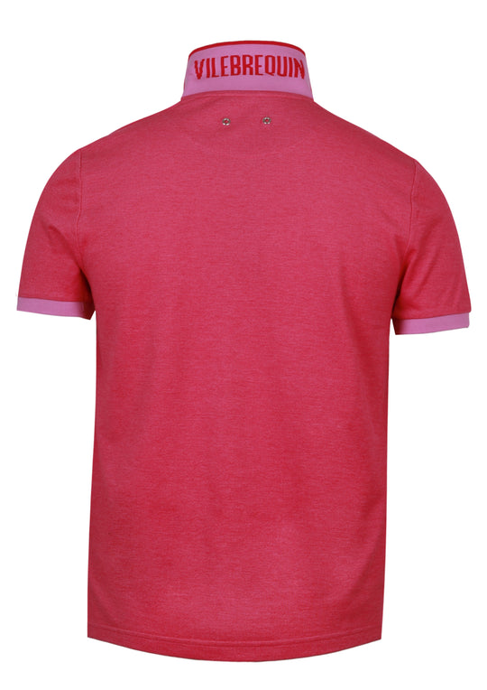 Load image into Gallery viewer, Men Organic Cotton Polo Shirt Solid Petunia
