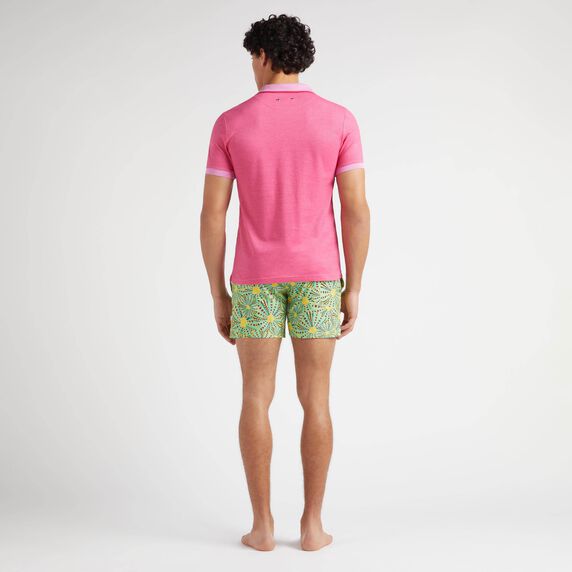 Load image into Gallery viewer, Men Organic Cotton Polo Shirt Solid Petunia
