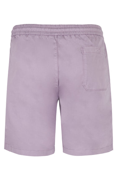 Men Satin Cotton Elastic Waist Bermuda Shorts Solid Ouragan