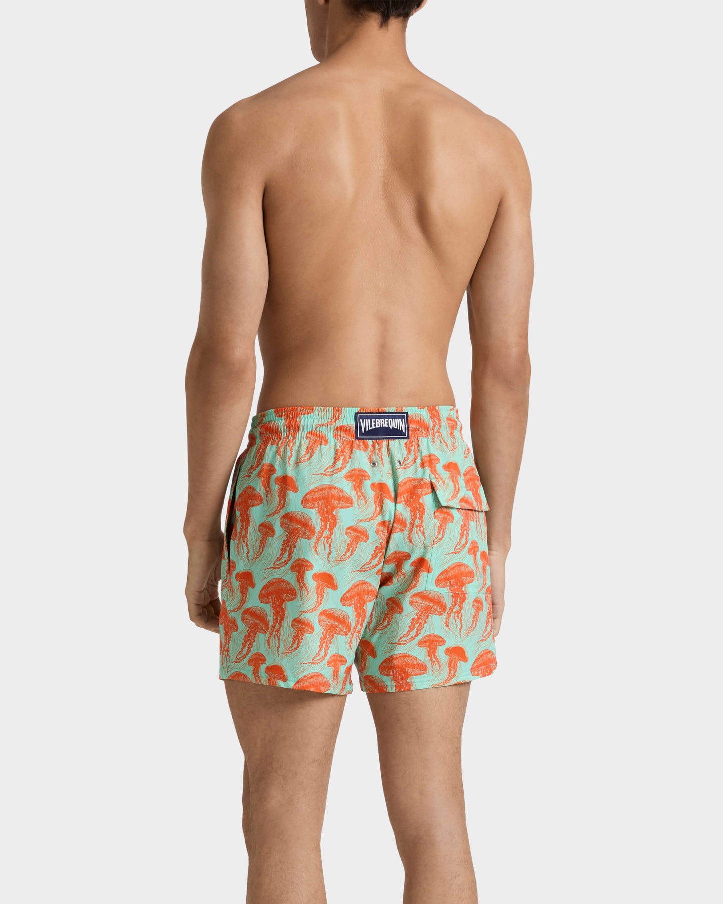 Load image into Gallery viewer, Men Stretch Swim Shorts Jellyfish Dance Caribbean

