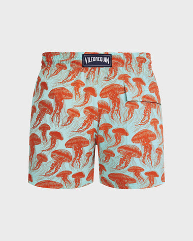 Men Stretch Swim Shorts Jellyfish Dance Caribbean