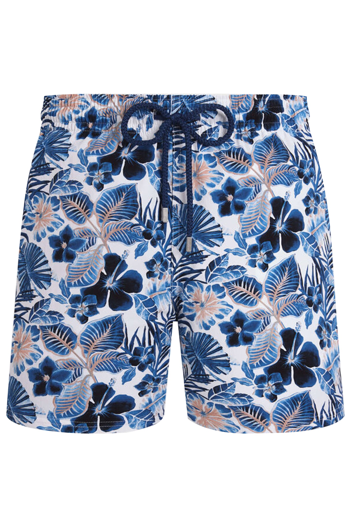 Load image into Gallery viewer, Men Stretch Short Swim Shorts Island Flowers
