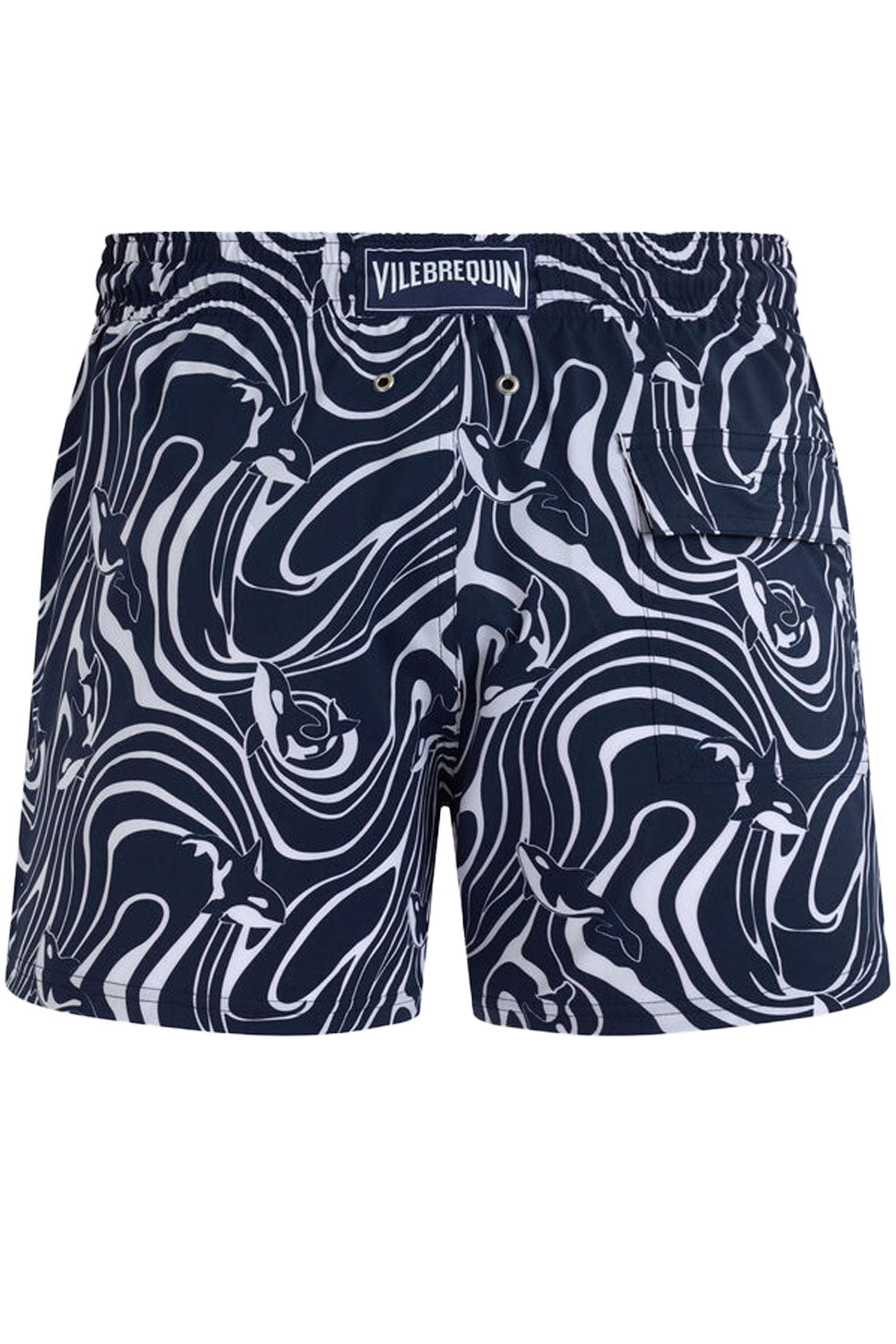 Load image into Gallery viewer, Men Stretch Short Swim Shorts Orcas
