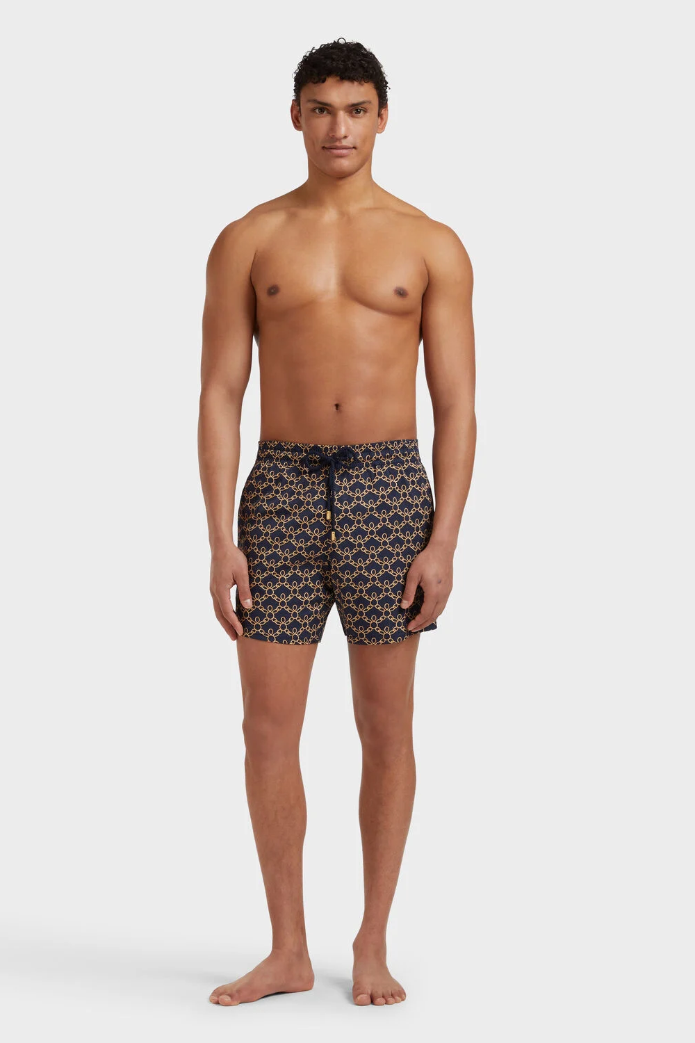 Load image into Gallery viewer, Men Stretch Short Swim Shorts Turtles Chain
