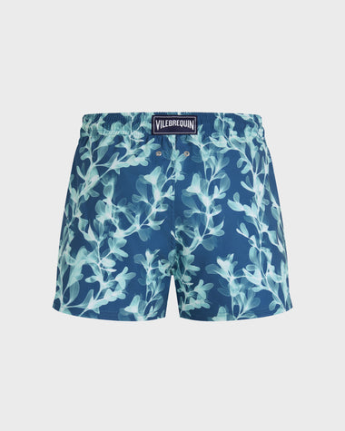 Men Stretch Swim Shorts X-Ray Seaweed Coin Coin