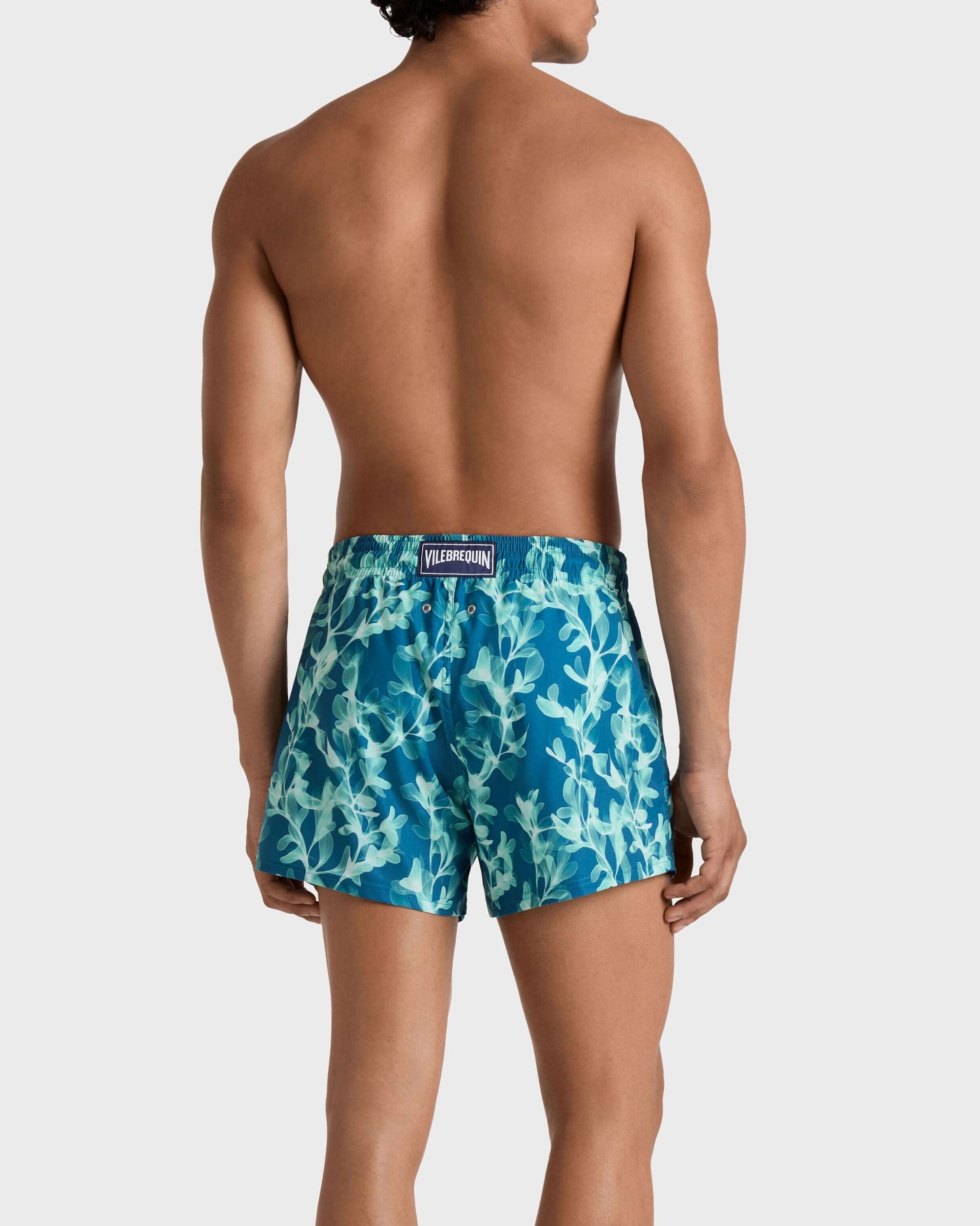 Load image into Gallery viewer, Men Stretch Swim Shorts X-Ray Seaweed Coin Coin
