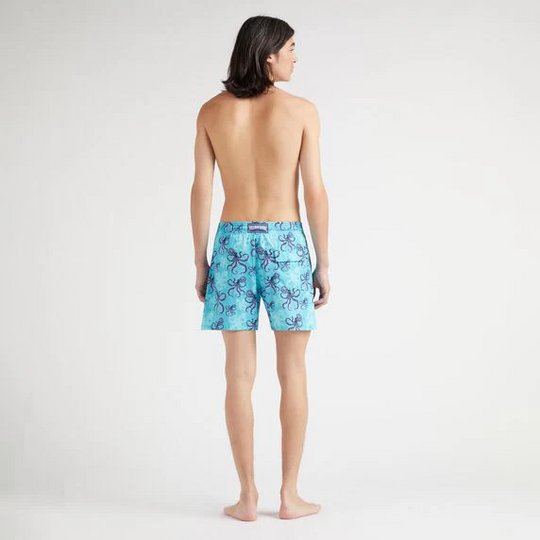 Men Stretch Swim Shorts Poulpes