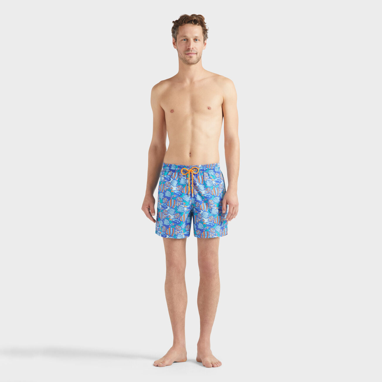 Load image into Gallery viewer, Men Swim Shorts Fishy Vibes
