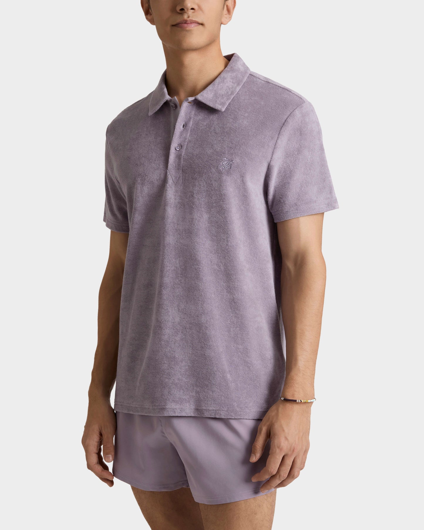 Load image into Gallery viewer, Men Terry Polo Shirt Solid Ouragan
