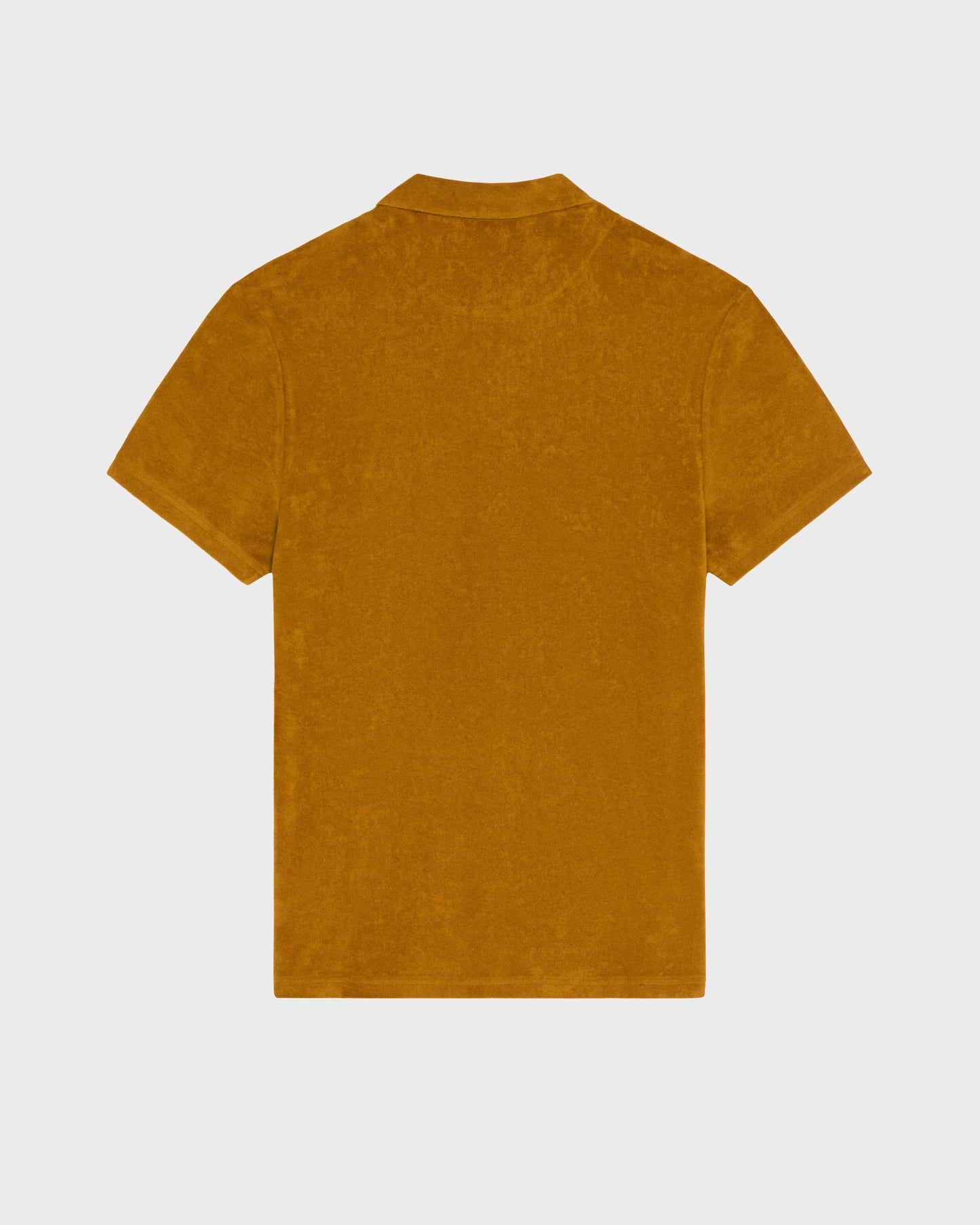 Load image into Gallery viewer, Men Terry Polo Shirt Solid Mud
