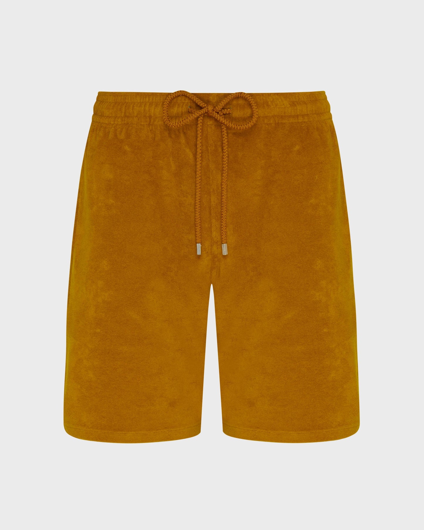 Load image into Gallery viewer, Men Terry Bermuda Shorts Solid Mud
