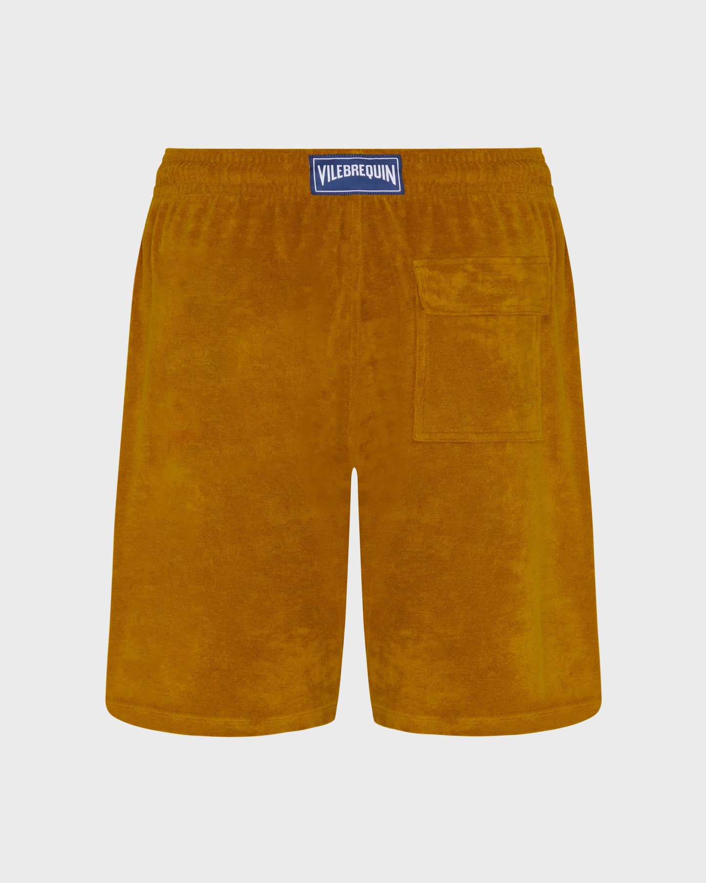 Load image into Gallery viewer, Men Terry Bermuda Shorts Solid Mud
