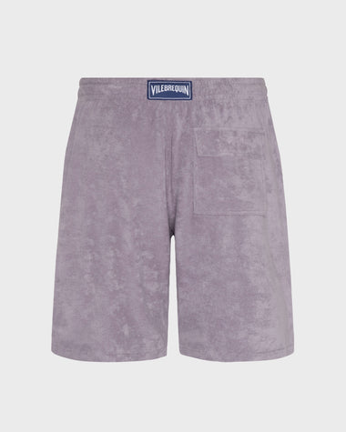 Men Terry Bermuda Shorts Solid Ouragan
