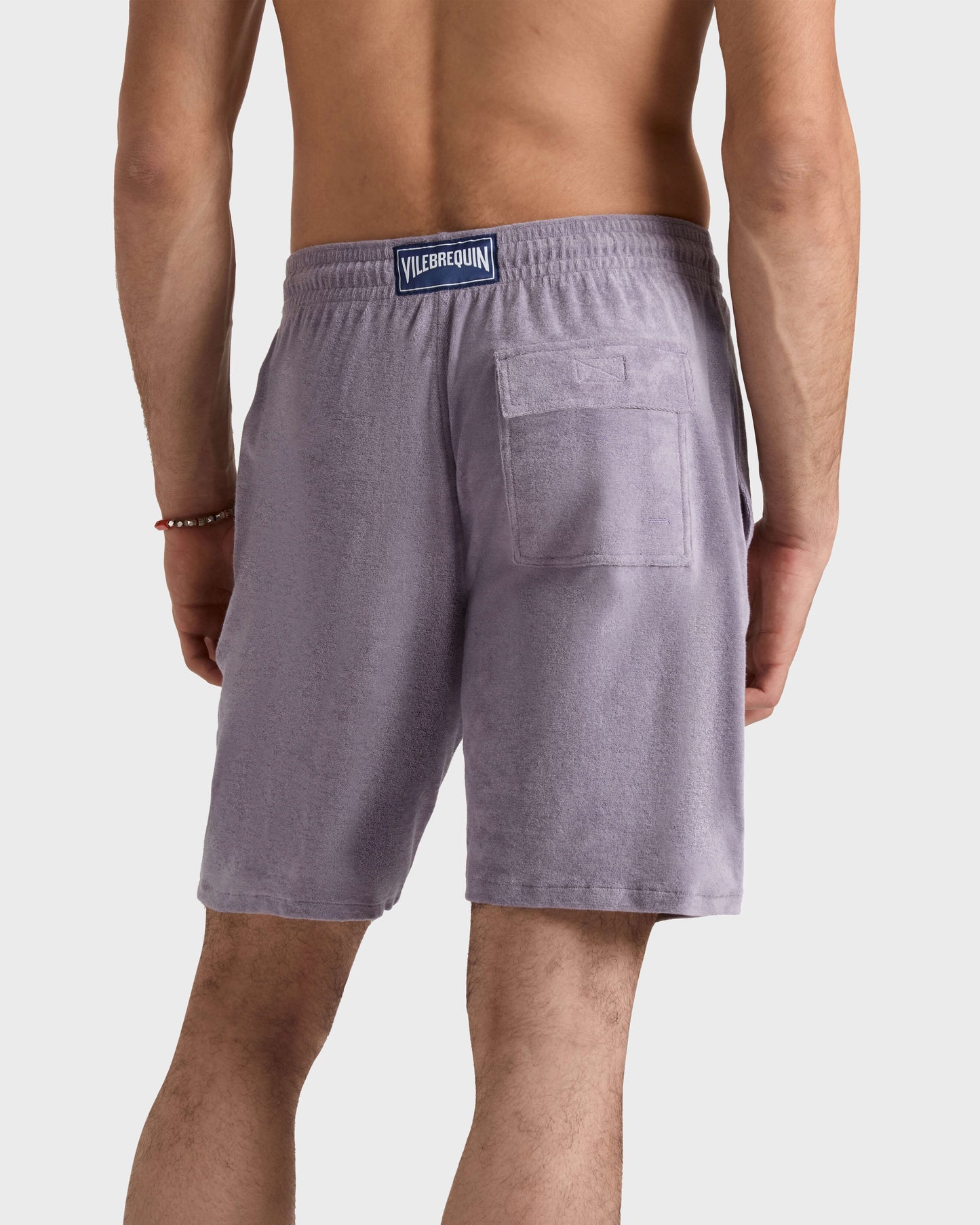 Load image into Gallery viewer, Men Terry Bermuda Shorts Solid Ouragan
