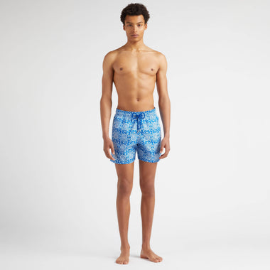 Men Ultra-Light and packable Swim Shorts Tribal Turtles