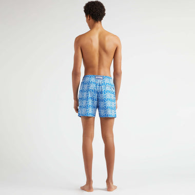 Men Ultra-Light and packable Swim Shorts Tribal Turtles
