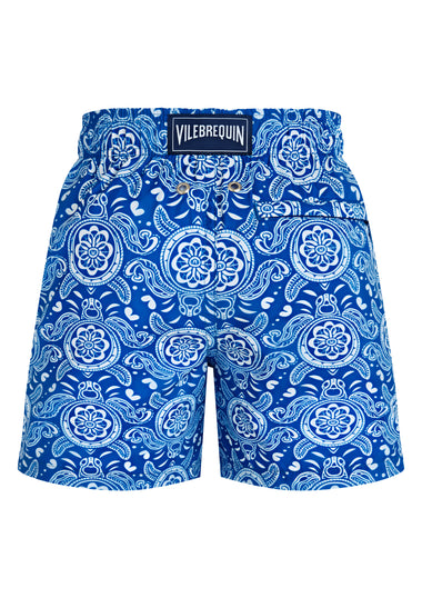 Men Ultra-Light and packable Swim Shorts Tribal Turtles