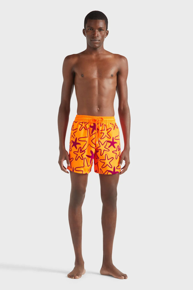 Men Ultra-light and Packable Swim Shorts Flocked Starlettes