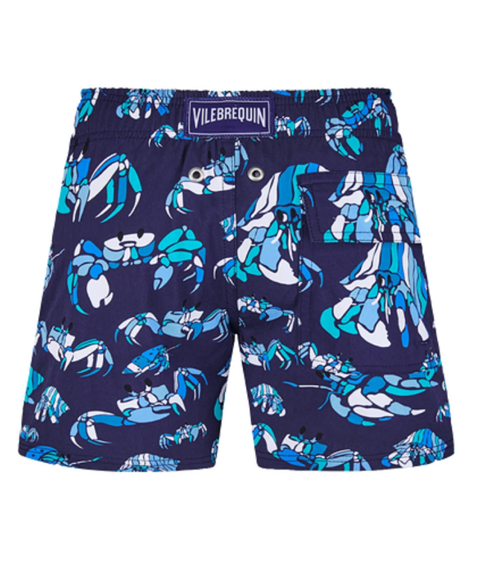 Load image into Gallery viewer, Boys Stretch Swim Shorts Hermit Crab - Boys Swim Shorts
