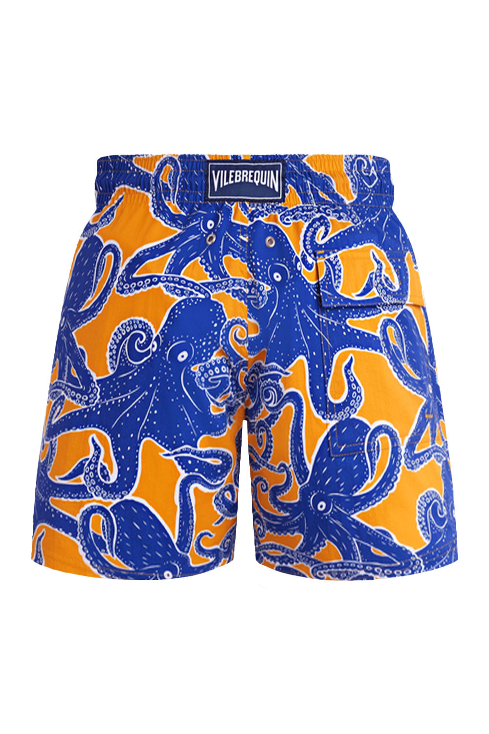 Load image into Gallery viewer, Boys Stretch Swim Shorts Poulpes Mango/Orange
