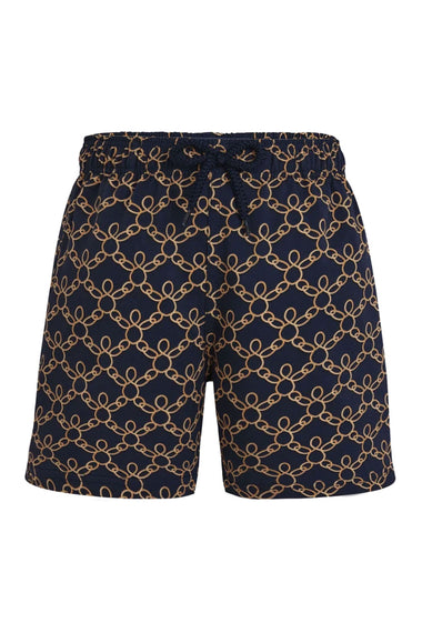 Boys Stretch Swim Shorts Turtles Chain