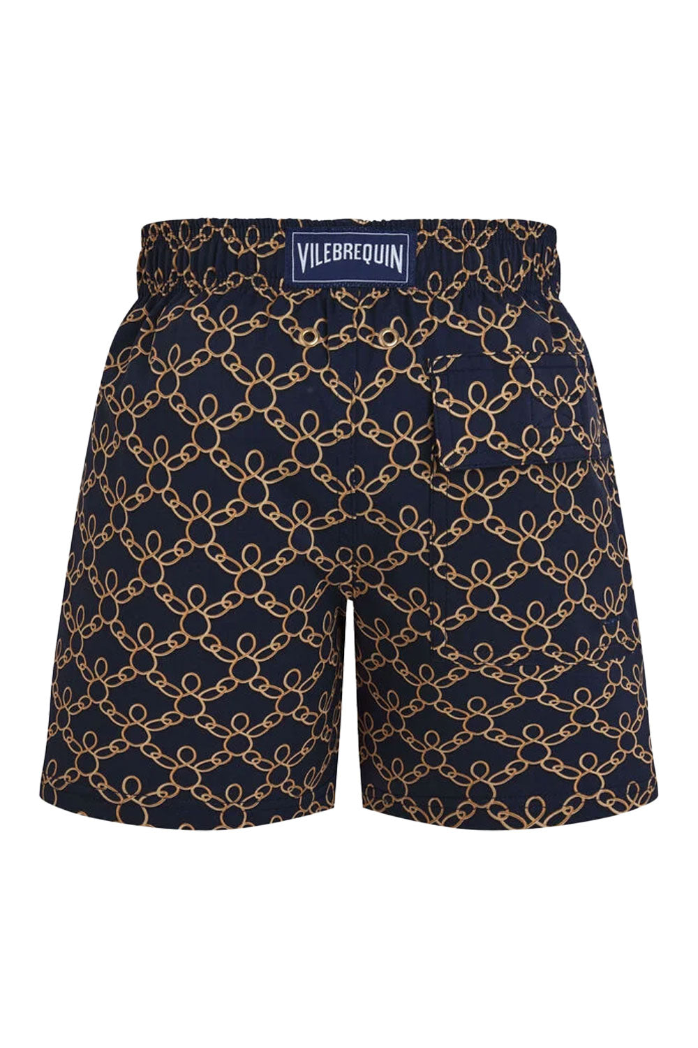 Load image into Gallery viewer, Boys Stretch Swim Shorts Turtles Chain
